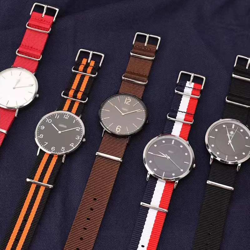 Nylon Nato Strap - 18/20/22/24mm Strisce Cambos Strong Tessuto Nylon