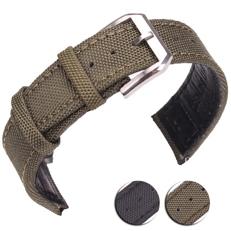 Nylon Nato Strap - Cinturino per orologio in vera pelle