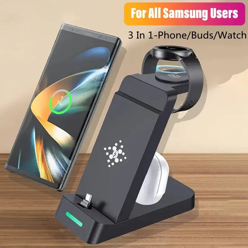 Smartwatch Ac - Stazione di ricarica 3 In 1