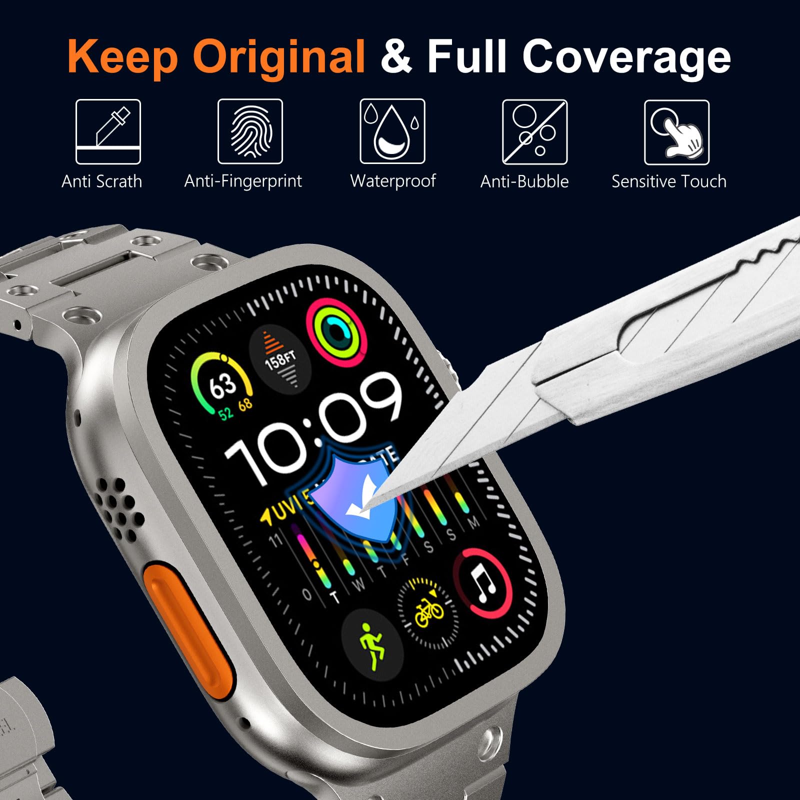 Vetro temperato per Apple Watc - Smartwatch Watch Accessories For Women recensione e prezzo